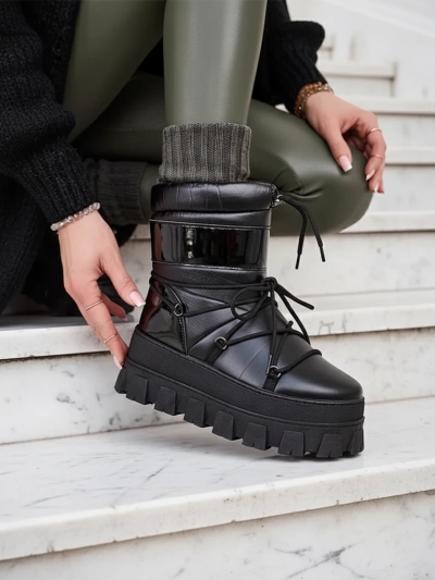 Royalfashion Bottes de neige pour femmes Focope