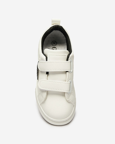 OUTLET Chaussures de sport pour enfants blanches Yovoy- Footwear