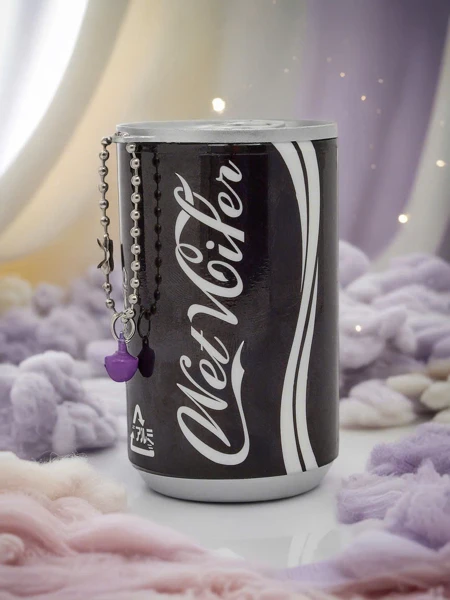 Aurelia Nero Étui canette porte-clés noir 100g style italien