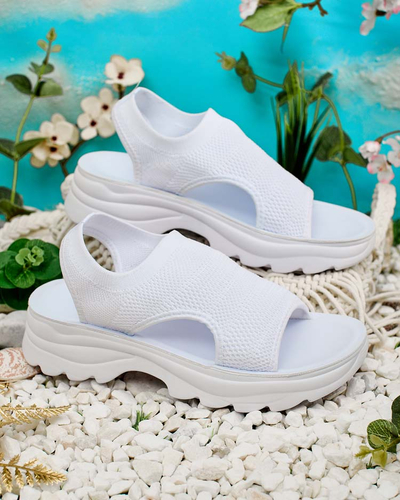 Royalfashion Sandales pour femmes avec tige Viss