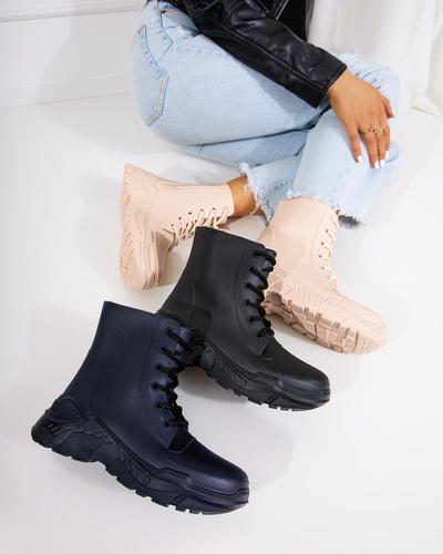 Bottes femme noires a'la Aiax bottes en caoutchouc - Footwear