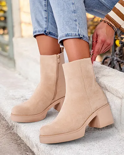 Royalfashion Bottes à talon aiguille Tratta pour femme