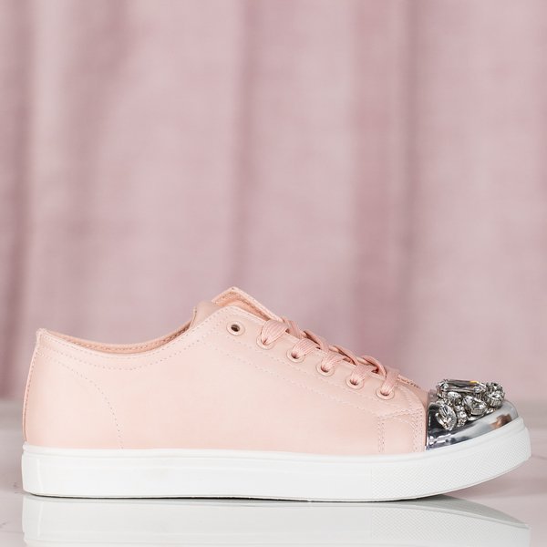 Baskets roses avec cristaux Vierenssa - Footwear