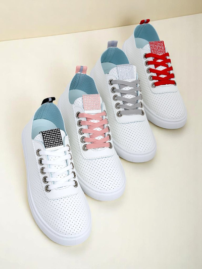 Baskets en éco-cuir pour femmes Royalfashion PureWalk