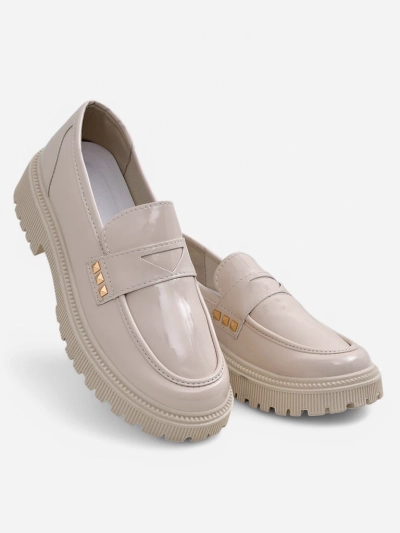 Royalfashion Mocassins en vernis pour femmes Dunes