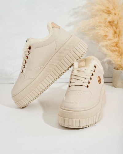 Royalfashion Baskets chauffantes pour femme avec fourrure Sofi