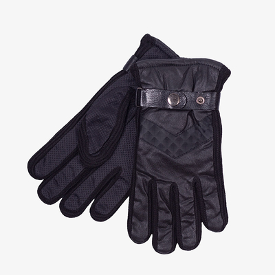 Gant isolé noir homme - Gants