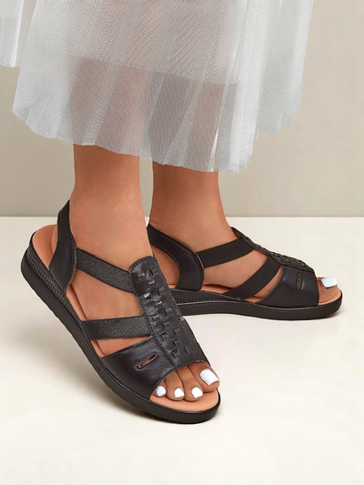 Sandales compensées basses pour femmes Royalfashion Sora