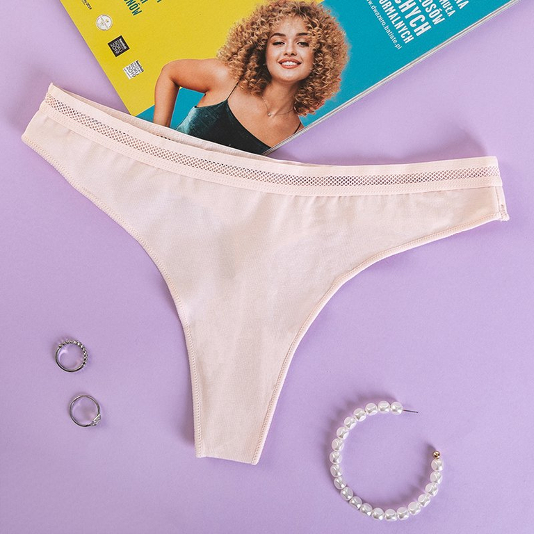 Tongs à motifs pour femmes, 3 / paquet - Sous-vêtements