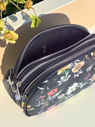 Royalfashion Petit sac à main femme en cuir écologique Floriana