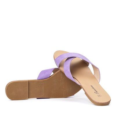 Tongs violettes Olliane - Chaussures 1
