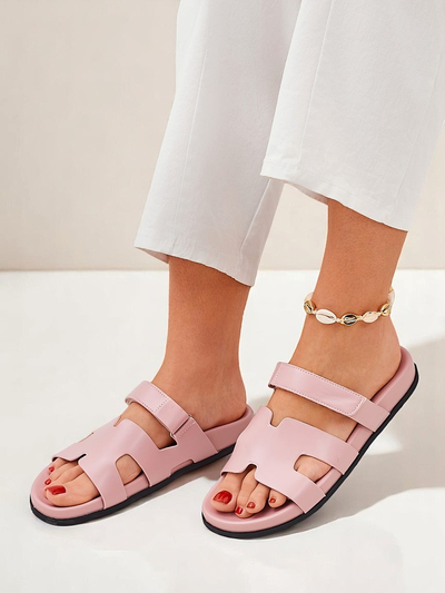 Royalfashion Sandales plates pour femmes Arian