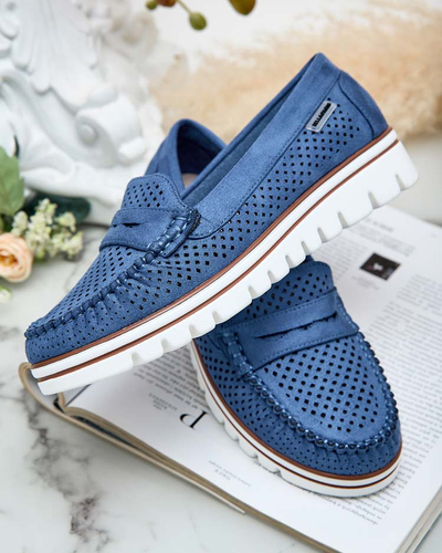 Royalfashion Mocassins ajourés pour femme Leteller