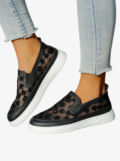 Mocassins en mesh Royalfashion pour femmes avec fleurs Emzos