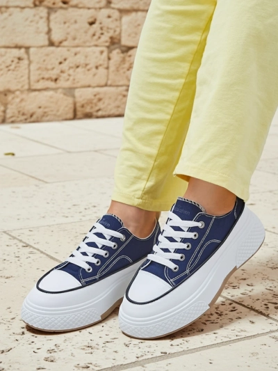 Royalfashion Baskets à plateforme pour femmes Beemes