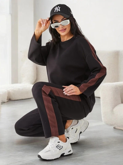 Royalfashion Ensemble de survêtement pour femmes Forme décontractée