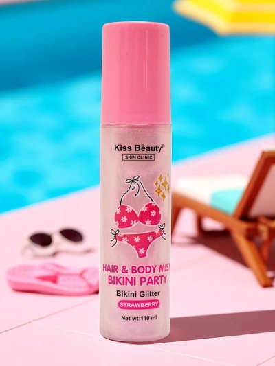Summer Spray - Enlumineur Liquide pour Cheveux et Corps Fraise