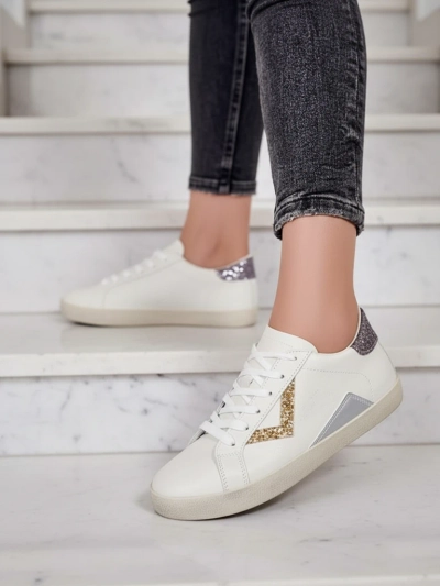 Royalfashion Baskets sportives pour femmes avec ornements Ginn