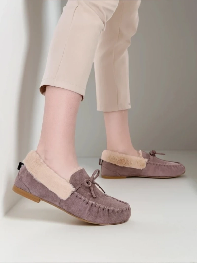 Mocassins Royalfashion pour femmes avec fourrure Ahtikes