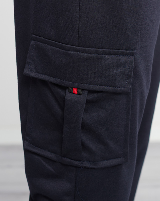 Pantalon de survêtement bleu marine homme - Vêtements