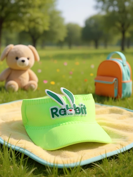 Royalfashion Visière pour enfants avec oreilles de lapin