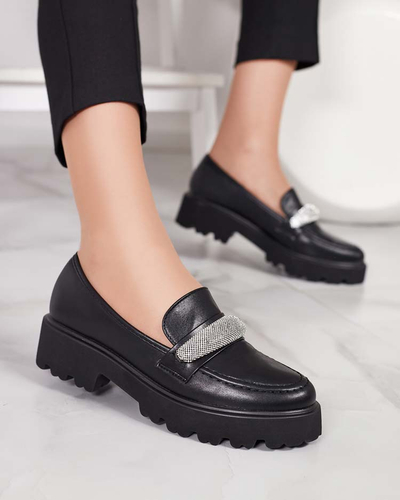 Royalfashion Mocassins femme avec zircons Emerne