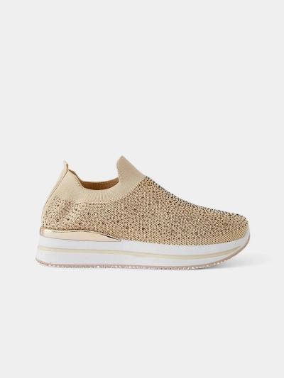 Chaussures de sport en tissu slip-on pour femmes Royalfashion Terrifa