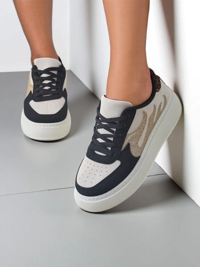 Royalfashion Baskets à plateforme pour femmes Sisnes