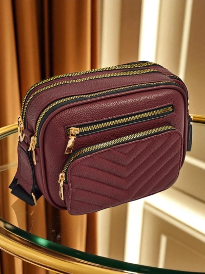 Petit sac à main pour femme en cuir écologique Lunar Elegance