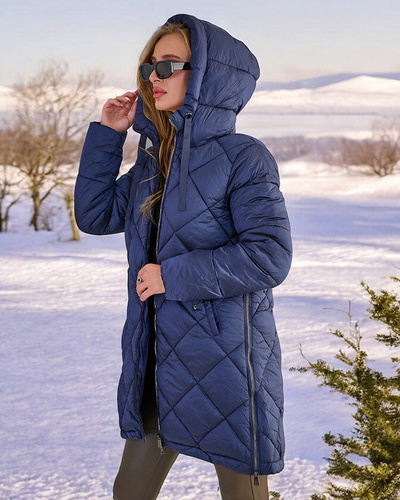 Royalfashion veste d'hiver matelassée pour femme