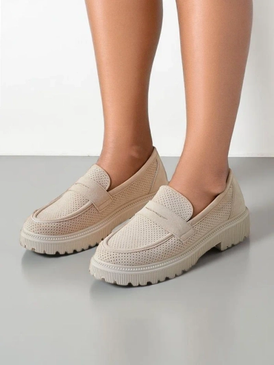 Mocassins en éco-suède Royalfashion pour femmes Dunes