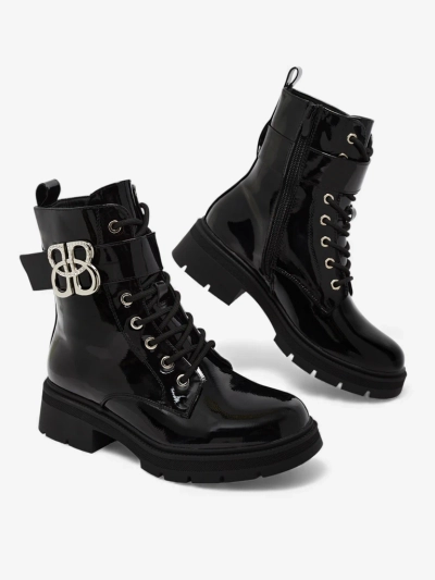 Bottines pour Femmes Luna Noires en Cuir Élégantes pour l'Automne