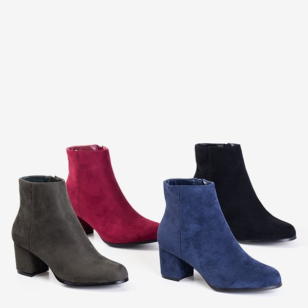 Bottines noires pour femmes sur un poteau bas Michela - Footwear