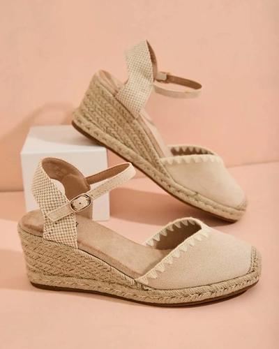 Royalfashion Espadrilles sur talon Moniz Booty