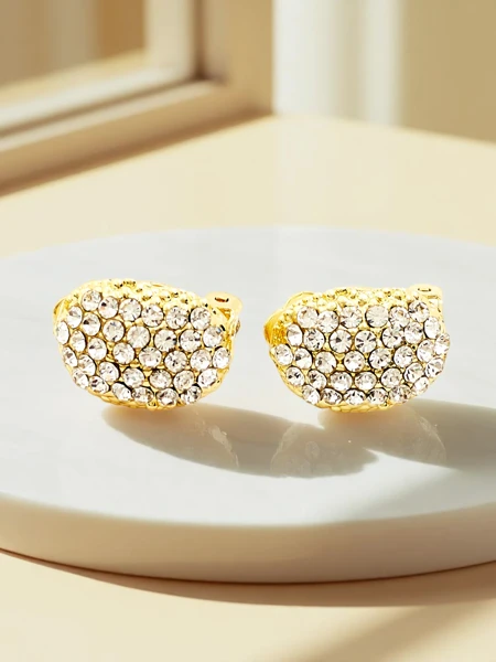 Royalfashion Boucles d’oreilles à clips pour femmes avec zircone cubique