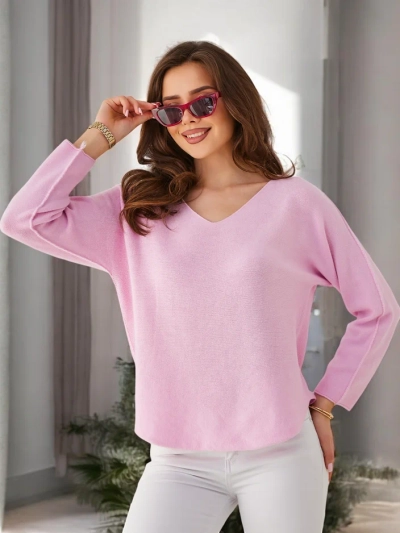 Royalfashion Pull fin en viscose pour femmes