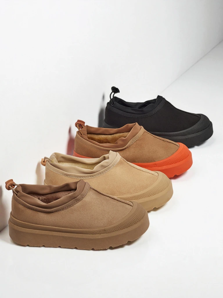 Baskets pour Femmes Flora Camel Suédées Confortables au Quotidien