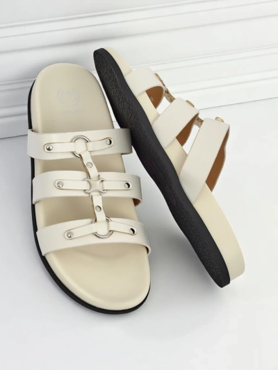 Royalfashion Claquettes pour femmes de style romain Roma