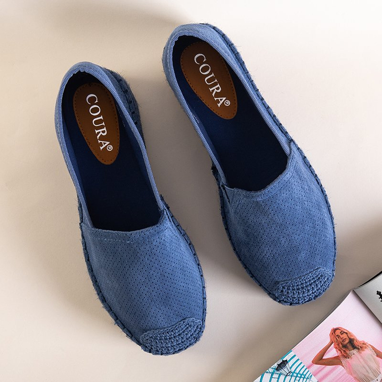Espadrilles bleues pour femmes sur la plateforme Alruna - Footwear