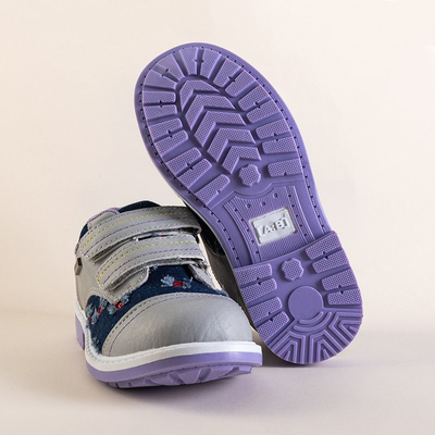 Chaussures fille grises et bleu marine Florisa - Footwear