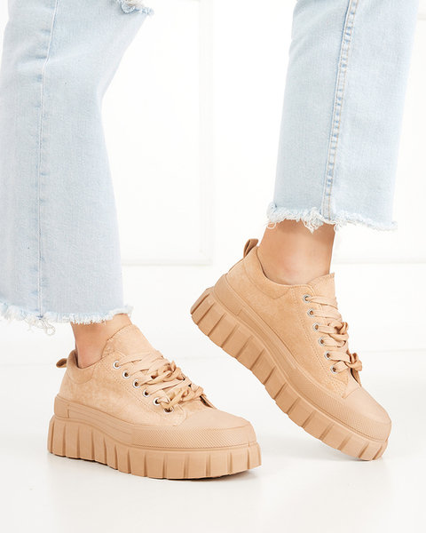 OUTLET Baskets hautes marron pour femme Mishta - Footwear