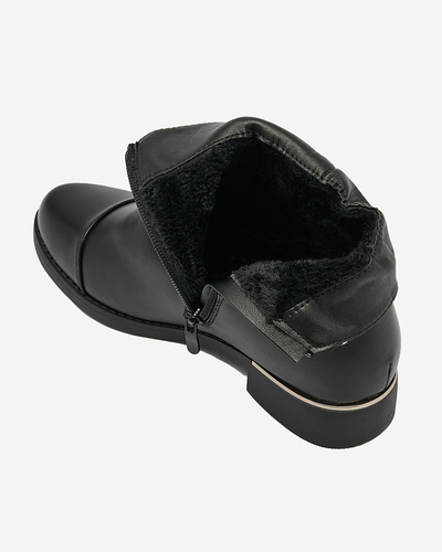 Royalfashion Bottes pour femmes noires a'la sztyblety Orlaa