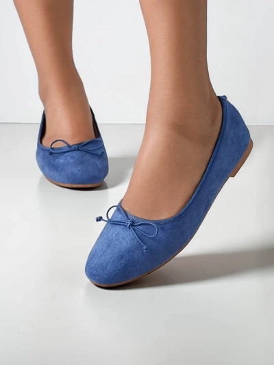 Royalfashion Ballerines pour femmes avec un nœud Zaame