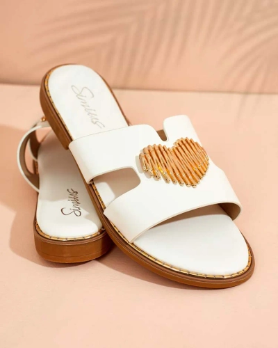 Royalfashion Tongs à semelle plate Olis pour femme