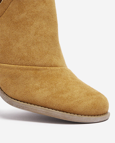 Bottes isolées Camel pour femmes sur le poteau Karela - Footwear
