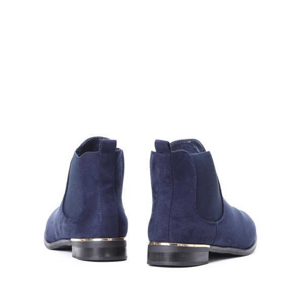 Granatowe sztyblety Lisa- Obuwie