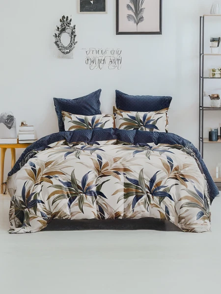 Royalfashion Ensemble de literie à motifs 180x200 3 PIÈCES