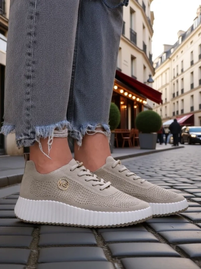 Royalfashion Baskets sportives à lacets pour femmes Tobin