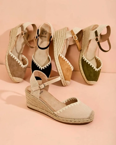 Royalfashion Espadrilles sur talon Moniz Booty