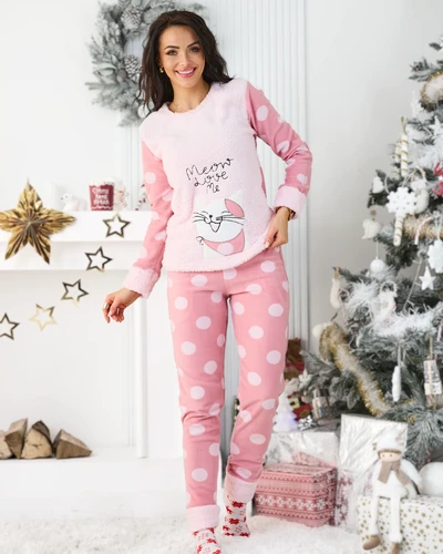 Pyjamas Royalfashion pour femmes avec un chaton